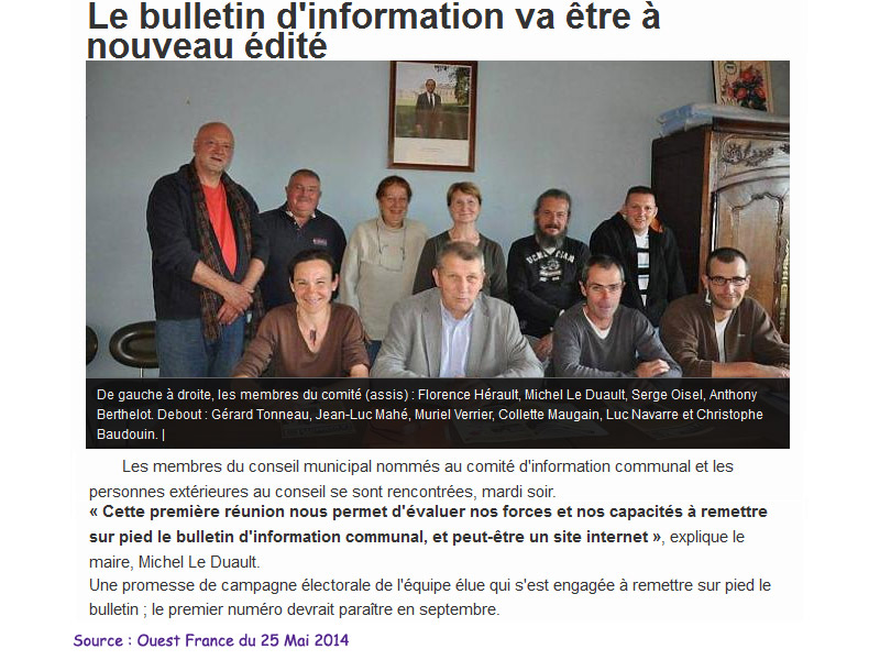 Edition bulletin municipal